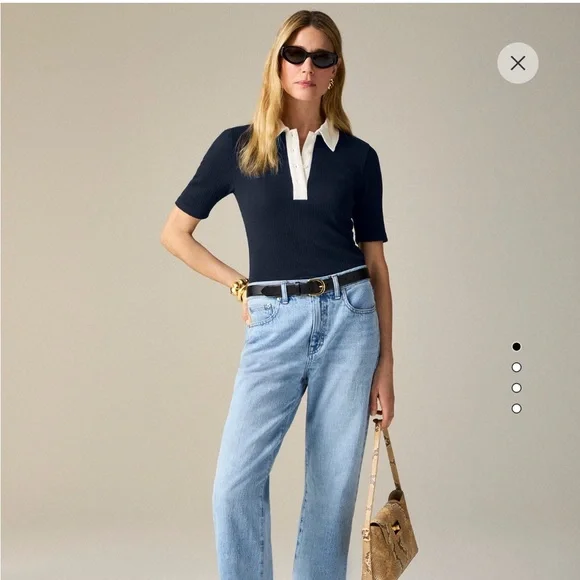 J. Crew Pink Short Sleeve Polo - Picture 2 of 10